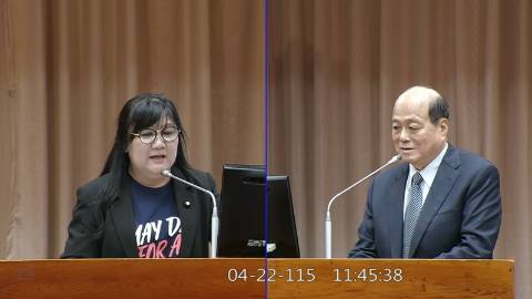 2026-04-22 09:00 第11屆 第5會期 主辦單位：教育及文化委員會 伍麗華Saidhai Tahovecahe委員質詢封面