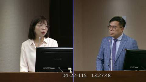 2026-04-22 09:00 第11屆 第5會期 主辦單位：社會福利及衛生環境委員會 林淑芬委員質詢封面