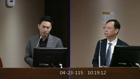 2026-04-23 09:00 第11屆 第5會期 主辦單位：社會福利及衛生環境委員會 廖偉翔委員質詢封面
