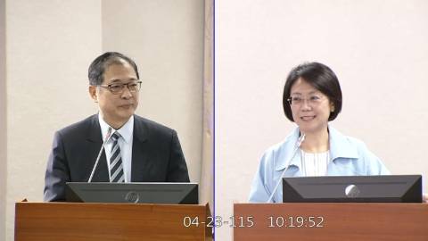 2026-04-23 09:00 第11屆 第5會期 主辦單位：司法及法制委員會 翁曉玲委員質詢封面