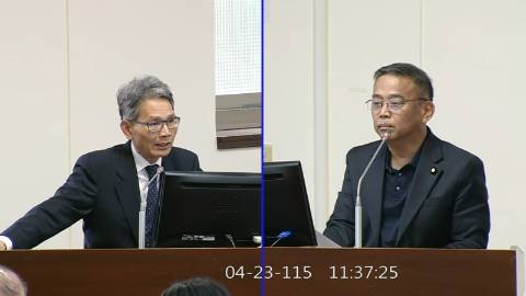 2026-04-23 09:00 第11屆 第5會期 主辦單位：經濟委員會 盧縣一委員質詢封面