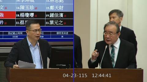 2026-04-23 09:00 第11屆 第5會期 主辦單位：財政委員會 羅智強委員質詢封面