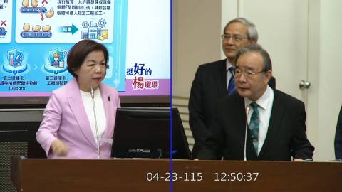 2026-04-23 09:00 第11屆 第5會期 主辦單位：財政委員會 楊瓊瓔委員質詢封面