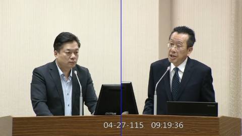 2026-04-27 09:00 第11屆 第5會期 主辦單位：外交及國防委員會 陳俊宇委員質詢封面