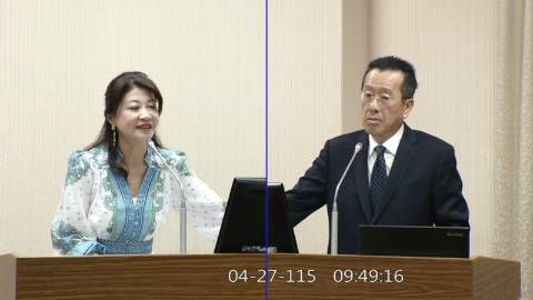 2026-04-27 09:00 第11屆 第5會期 主辦單位：外交及國防委員會 林楚茵委員質詢封面