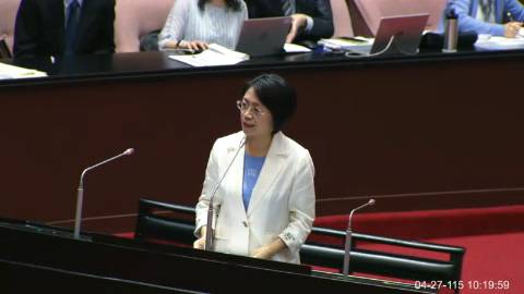 2026-04-27 09:00 第11屆 第5會期 主辦單位：全院委員會 翁曉玲委員質詢封面