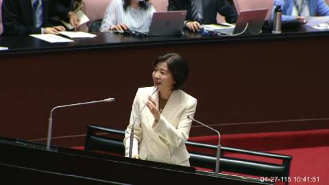 2026-04-27 09:00 第11屆 第5會期 主辦單位：全院委員會 王育敏委員質詢封面