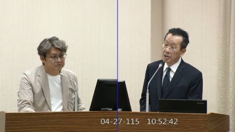 2026-04-27 09:00 第11屆 第5會期 主辦單位：外交及國防委員會 黃建賓委員質詢封面