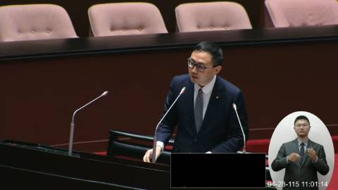 2026-04-28 09:00 第11屆 第5會期 主辦單位：院會 廖先翔委員質詢封面