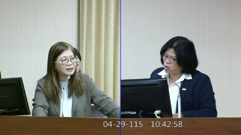 2026-04-29 09:00 第11屆 第5會期 主辦單位：內政委員會 王美惠委員質詢封面