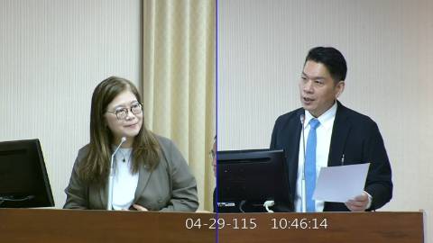 2026-04-29 09:00 第11屆 第5會期 主辦單位：內政委員會 李柏毅委員質詢封面