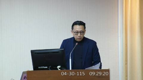 2026-04-30 09:00 第11屆 第5會期 主辦單位：內政委員會 葛如鈞委員質詢封面