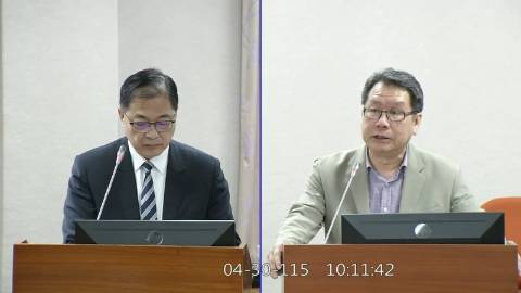 2026-04-30 09:00 第11屆 第5會期 主辦單位：司法及法制委員會 沈發惠委員質詢封面