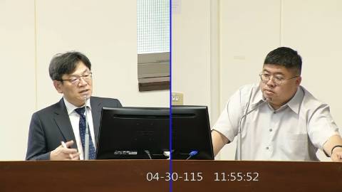 2026-04-30 10:10 第11屆 第5會期 主辦單位：經濟委員會 蔡易餘委員質詢封面