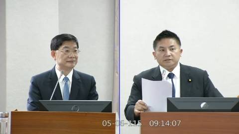 2026-05-06 09:00 第11屆 第5會期 主辦單位：司法及法制委員會 吳宗憲委員質詢封面