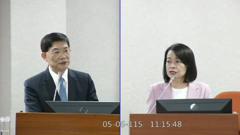 2026-05-06 09:00 第11屆 第5會期 主辦單位：司法及法制委員會 許宇甄委員質詢封面