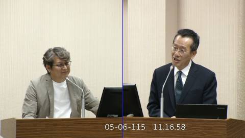 2026-05-06 09:00 第11屆 第5會期 主辦單位：外交及國防委員會 黃建賓委員質詢封面