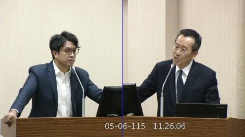 2026-05-06 09:00 第11屆 第5會期 主辦單位：外交及國防委員會 沈伯洋委員質詢封面