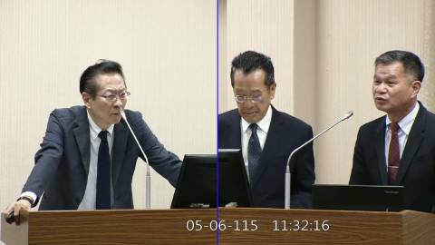 2026-05-06 09:00 第11屆 第5會期 主辦單位：外交及國防委員會 王安祥委員質詢封面