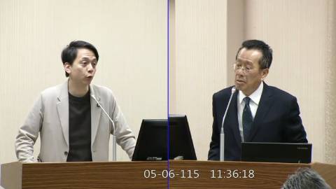2026-05-06 09:00 第11屆 第5會期 主辦單位：外交及國防委員會 牛煦庭委員質詢封面