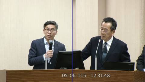 2026-05-06 09:00 第11屆 第5會期 主辦單位：外交及國防委員會 鍾佳濱委員質詢封面