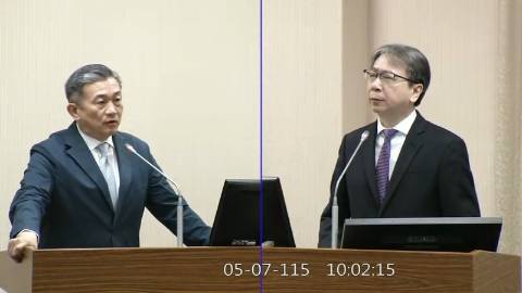2026-05-07 09:00 第11屆 第5會期 主辦單位：外交及國防委員會 王定宇委員質詢封面