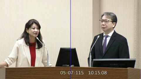 2026-05-07 09:00 第11屆 第5會期 主辦單位：外交及國防委員會 林楚茵委員質詢封面
