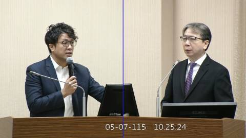 2026-05-07 09:00 第11屆 第5會期 主辦單位：外交及國防委員會 沈伯洋委員質詢封面