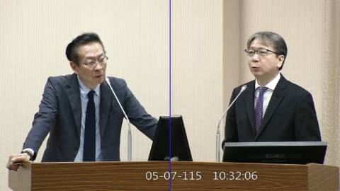 2026-05-07 09:00 第11屆 第5會期 主辦單位：外交及國防委員會 王安祥委員質詢封面
