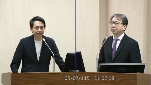 2026-05-07 09:00 第11屆 第5會期 主辦單位：外交及國防委員會 牛煦庭委員質詢封面