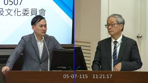 2026-05-07 09:00 第11屆 第5會期 主辦單位：教育及文化委員會 葉元之委員質詢封面