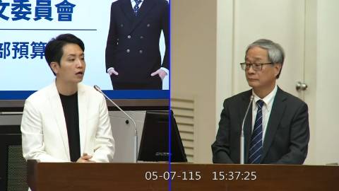 2026-05-07 09:00 第11屆 第5會期 主辦單位：教育及文化委員會 羅廷瑋委員質詢封面