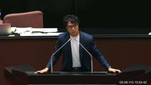 2026-05-08 09:00 第11屆 第5會期 主辦單位：院會 沈伯洋委員質詢封面