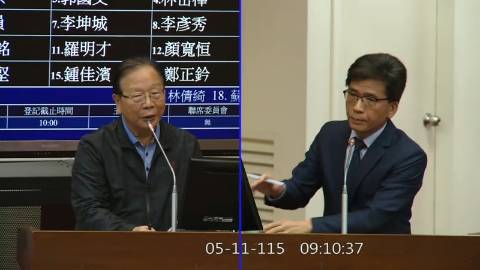 2026-05-11 09:00 第11屆 第5會期 主辦單位：財政委員會 林德福委員質詢封面
