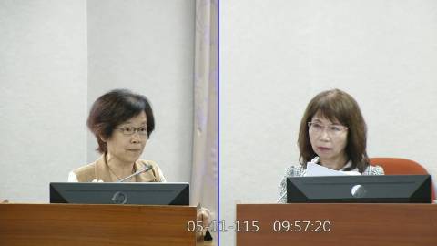 2026-05-11 09:00 第11屆 第5會期 主辦單位：司法及法制委員會 陳昭姿委員質詢封面