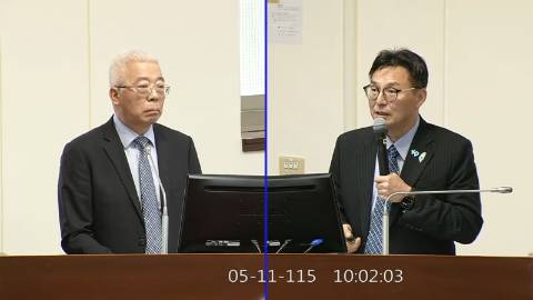 2026-05-11 09:00 第11屆 第5會期 主辦單位：經濟委員會 洪毓祥委員質詢封面
