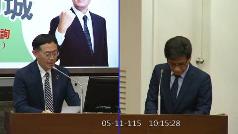 2026-05-11 09:00 第11屆 第5會期 主辦單位：財政委員會 李坤城委員質詢封面