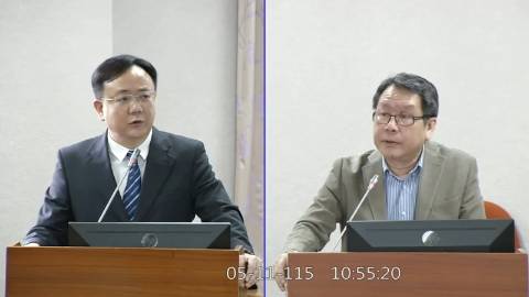 2026-05-11 09:00 第11屆 第5會期 主辦單位:司法及法制委員會 沈發惠委員質詢封面