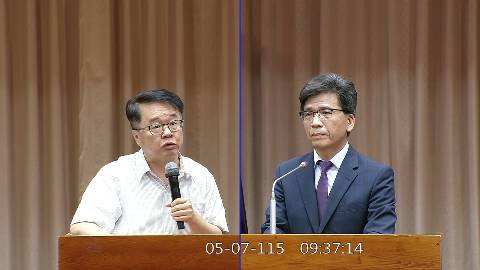 2026-05-07 09:00 第11屆 第5會期 主辦單位：財政委員會 吳秉叡委員質詢封面