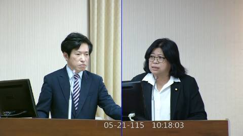 2026-05-21 09:00 第11屆 第5會期 主辦單位:內政委員會 王美惠委員質詢封面