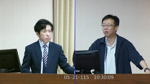 2026-05-21 09:00 第11屆 第5會期 主辦單位：內政委員會 張宏陸委員質詢封面