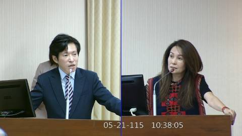 2026-05-21 09:00 第11屆 第5會期 主辦單位:內政委員會 高金素梅委員質詢封面