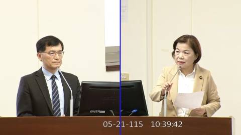 2026-05-21 09:00 第11屆 第5會期 主辦單位：經濟委員會 楊瓊瓔委員質詢封面