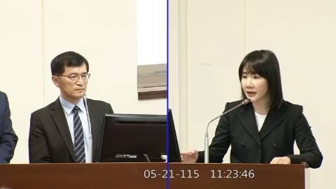 2026-05-21 09:00 第11屆 第5會期 主辦單位:經濟委員會 謝衣鳯委員質詢封面