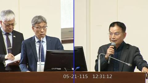 2026-05-21 09:00 第11屆 第5會期 主辦單位：經濟委員會 賴士葆委員質詢封面