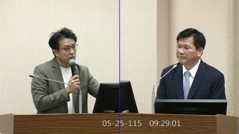 2026-05-25 09:00 第11屆 第5會期 主辦單位：外交及國防委員會 沈伯洋委員質詢封面