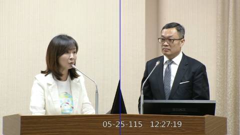 2026-05-25 09:00 第11屆 第5會期 主辦單位:外交及國防委員會 郭昱晴委員質詢封面