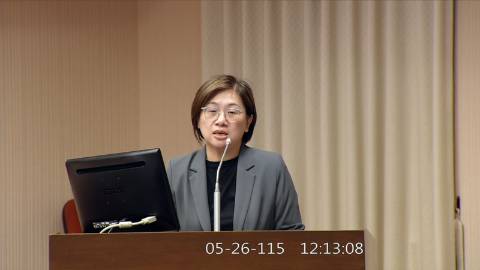 2026-05-26 12:00 第11屆 第5會期 主辦單位：程序委員會 陳培瑜委員質詢封面