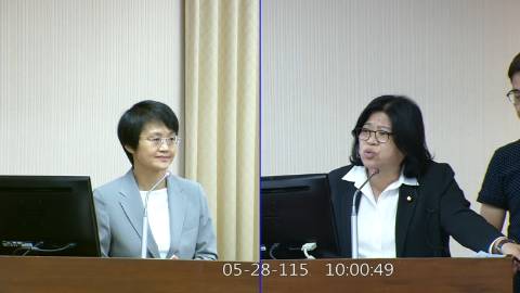2026-05-28 09:00 第11屆 第5會期 主辦單位：內政委員會 王美惠委員質詢封面