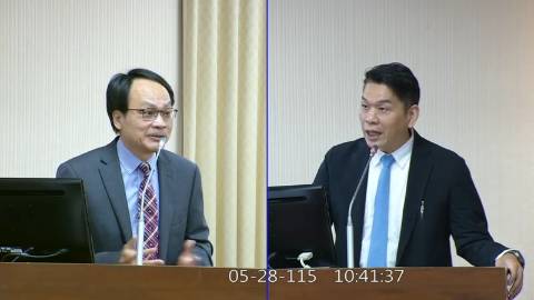 2026-05-28 09:00 第11屆 第5會期 主辦單位：內政委員會 李柏毅委員質詢封面